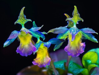 Fluorescent Orchids 