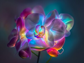 Fluorescent Orchids 