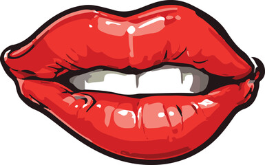 Lip vector illustration
