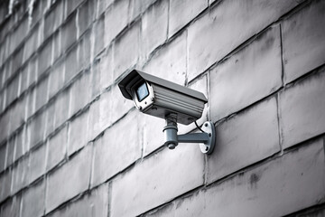 security camera on a wall, cctv