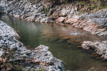 stream in the mountains