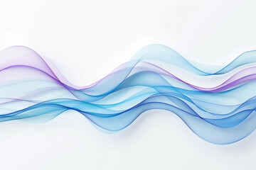 Obraz na płótnie Canvas A minimalist wave icon with flowing lines.