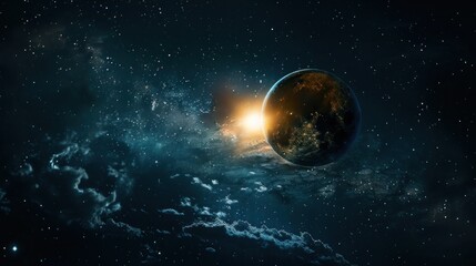 Obraz premium The moon and stars