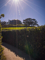 vistas desde el laberinto en un dia de sol