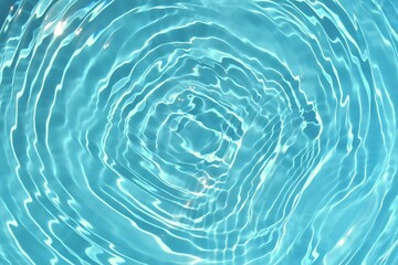 Abstract water background with ripple. Blue water texture background. Water waves effects. Closeup...