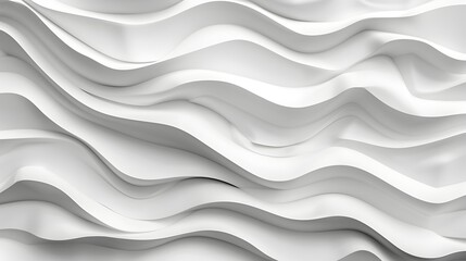 Modern Elegance: Stunning 3D Waves Wall Panel for Sleek Interior Design