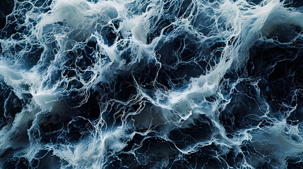 An abstract natural of white and black marble background, in the style of fluid and flowing lines, dark white and light cyan, light white and light black