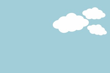 blue sky with clouds background