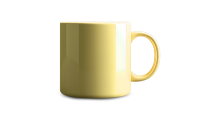 beige mug Isolated on a transparent background. This image can be used with PNG cutouts or path cutouts. This is to ensure that it blends seamlessly into the design.