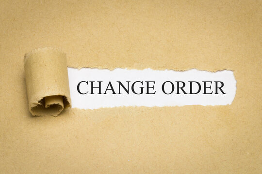 Change order