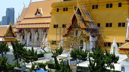 Wat Dhammamongkol,The Buddha’s relic building of
Drummongkorn Temple, Viriyang,thai...