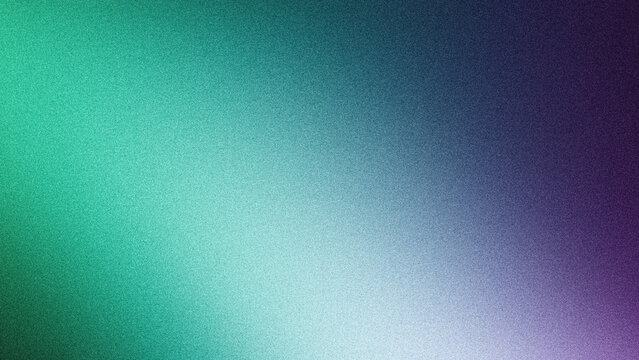 Abstract green and purple noise texture background. Gradient wave, blurred noise textured.