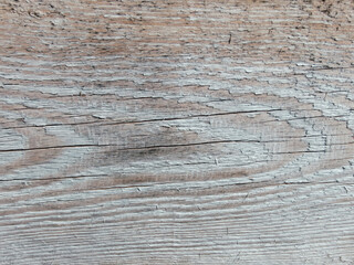 Texture of an old weathered cracked wooden board. Natural Background.