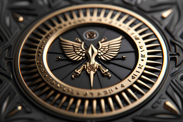 A stylish emblem that reflects the spirit of modernity.