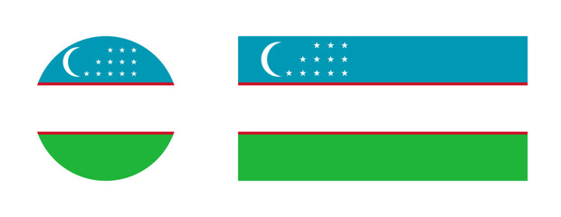 Flag of Uzbekistan © ValGraphic