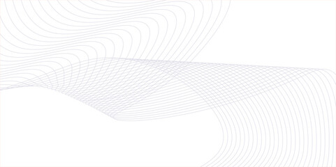 Seamless Abstract grey smooth wave lines. Modern white flowing wave lines and glowing moving lines. Undulate Grey Wave Swirl, frequency sound wave. Banner Pattern template. 