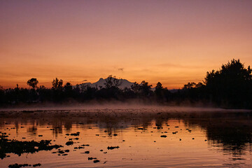 Hermosos amanecer en xochimilco