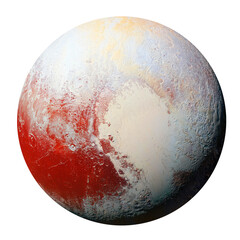 Pluto png sticker, planet surface, transparent background © Rawpixel.com