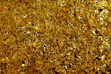 Background made of yellow
foil