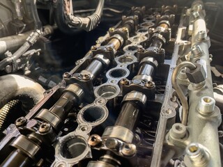 Diesel Engine Camshaft Detail