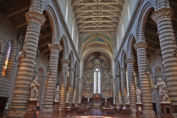 Orvieto, interno del Duomo di Orvieto, Terni - Umbria	 - obrazy, fototapety, plakaty
