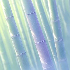 Discover the Peaceful Beauty of Bamboo Stalks in a Forest Setting - Perfect for Zen-Inspired Designs and Projects.