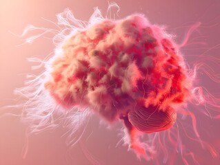 Fluffy  of artificial intelligence brain