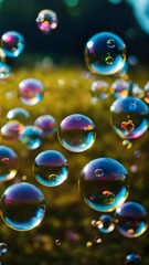 Naklejka premium background with waterdrops