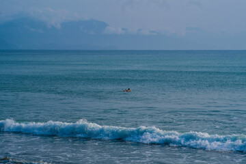 Obraz premium Sabang beach, Baler Aurora Philippines.