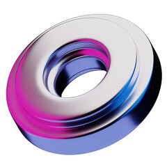 3D Abstract Chromatic Glossy Y2k
