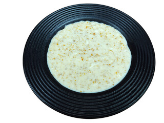 White corn cooked with milk known as canjica, canjicão or mungunza. Typical dish of Brazil widely consumed in the winter months especially June and July
