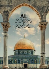 al aqsa save palestine poster 