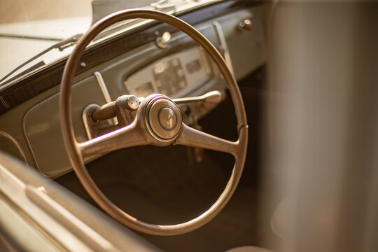 Vintage Fiat Steering Wheel