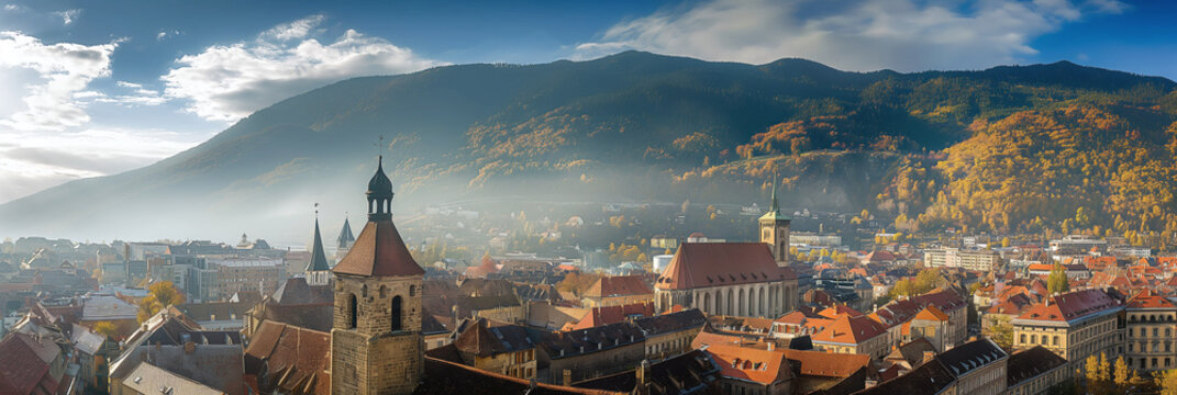 Great City in the World Evoking Brasov in Romania