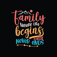 family reunion t shirt design,  lettering for social get togethers with the family and relatives. Reunion celebration template sign vector