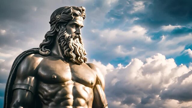 In Greek mythology, Zeus is the ruler of the gods who rules the sky and lightning.