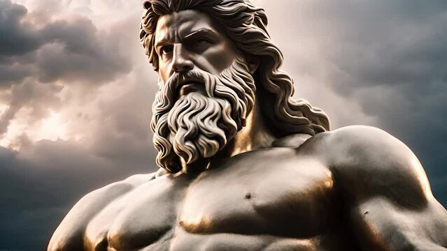 In Greek mythology, Zeus is the ruler of the gods who rules the sky and lightning.
