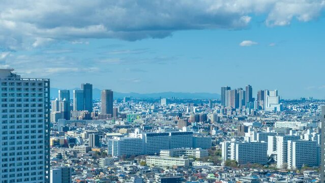 川崎都市風景 タイムラプス