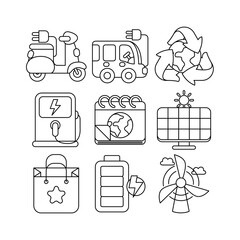 Earth Day Element Vector Illustration