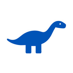 Dinosaur icon Vector graphics element isolated sign symbol illustration on a Transparent Background