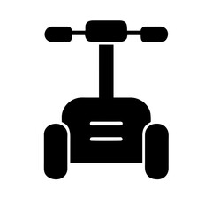 Segway icon Vector graphics element silhouette sign symbol illustration on a Transparent Background