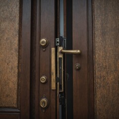 Collection of house door elements for opening and  closing interior design concept