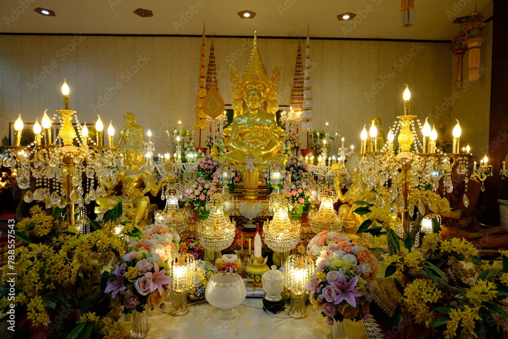 Poster buddha statue in buddhist temple,thailand,thai,thai temple,thai buddha