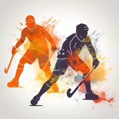 Abstract vector illustration National sports day.illustration - obrazy, fototapety, plakaty