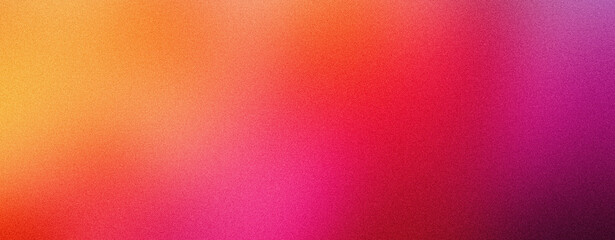 Grainy gradient background carmine red orange magenta pink vibrant summer banner poster design