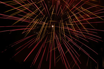 Obraz premium Fireworks in the night