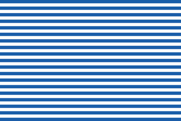 Striped background with horizontal straight blue and white stripes. Seamless and repeating pattern. Editable vector illustration. eps 10 - obrazy, fototapety, plakaty