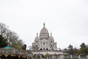 montmartre  Basilique du Sacré-Cœur  Basilica of the Sacred Heart  in Paris  France