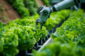 Advanced Agricultural Robot Harvesting Lettuce in a Greenhouse