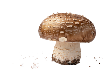 Shiitake mushroom
isolated on white background